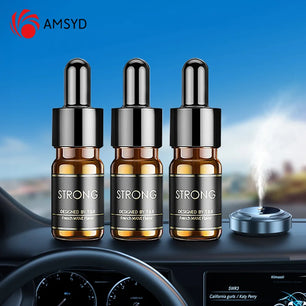3pcs Car Air Freshener Aromatherapy Specific Essential Oil Three Fragrances  Floral Ocean Cologne