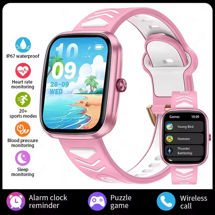 Teenage Smartwatch Kids Smart Real-Time Sleep Health Monitoring Heart Rate Blood Oxygen 20 Sports Modes Watch 230mAh IP67