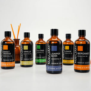 100ML 500ML Plant Essential Oils Aromatherapy Cedar Bergamot Lavender Oregano Fragrance for Humidifier Diffuser Making Perfume