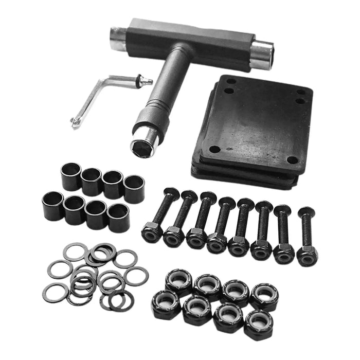 Skateboard Wheels Set Skateboard Pads Skateboard Tool for Skateboard Durable