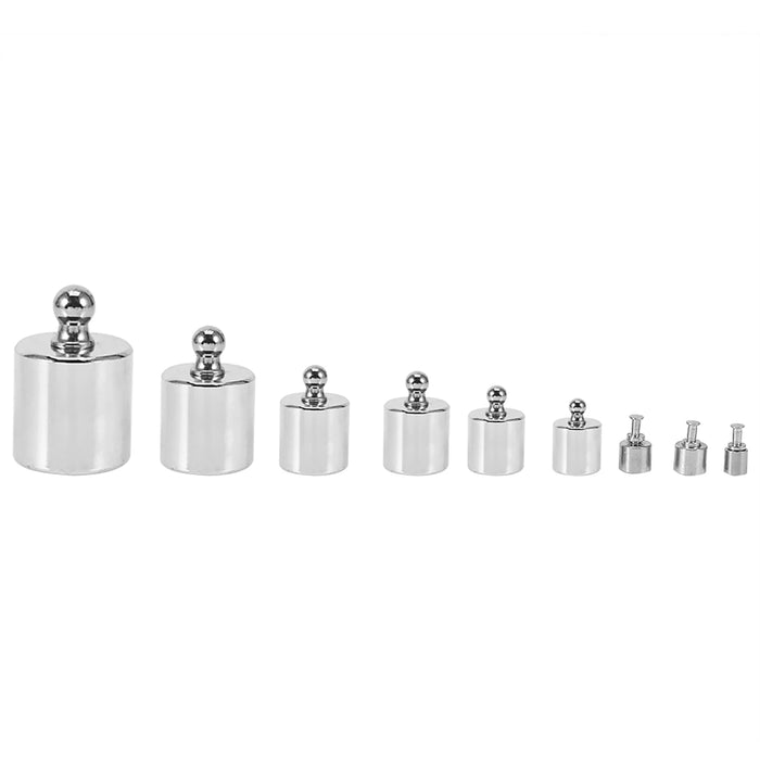 17PCS Balance Weights Set 211.1g 10mg-100g Grams Precision Calibration Weights Set With Tweezer Storage Case Convenient Storage
