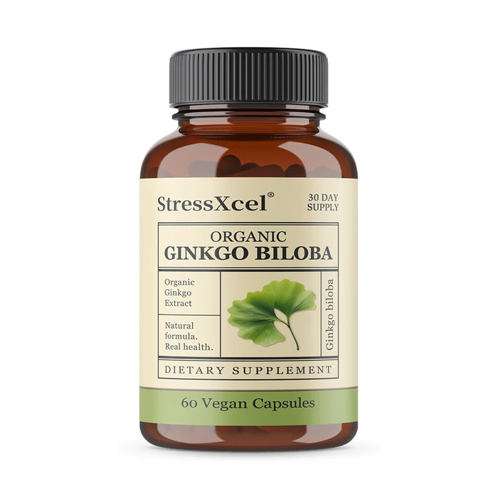 Ginkgo Biloba Supplements for Brain Health Support, Improve Mood and Focus, Helps Maintain Circulation & Cognitive Health