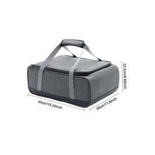 Outdoor Camping Cookware Bag  Cutlery Pouch Large Capacity Tableware Handbag Outdoor Stove Tableware Storage Bag for Picnic BBQ