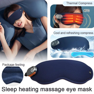 Intelligent vibration eye massage sleep eye mask relieves eye fatigue, cold and hot compress electric eye protection device