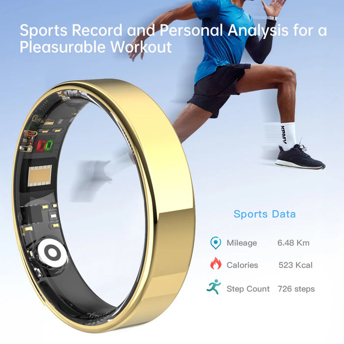 2025 New Health Smart Ring For Android IOS BT Call Heart Rate Blood Pressure Monitor 5ATM Waterproof Men Women Christmas Gifts