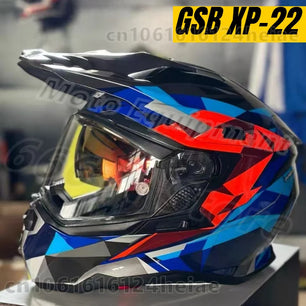 Original GSB XP-22 Professional motocross Racing Helmets Motorcycle Full Face Modular Helmets ECE Approved casco moto