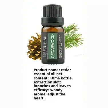 10ml Single Pack Plant Essential Oils - Thyme, Valerian, Tea Tree, Lavender, Massage & Aroma Natural Oils for Relaxation
