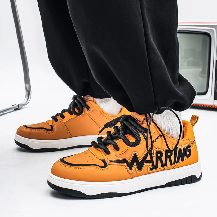 Fashion White Designer Skateboard Shoes Men Streetwear Hip Hop Sneakers Men Luxury Platform Skateboard Sneakers Men Basket Homme