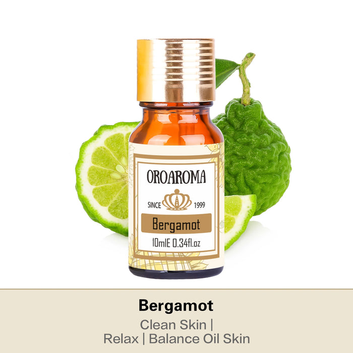 Oroaroma Bergamot Essential Oil – Elevate Your Spa Experience with Natural Aromatherapy Bliss