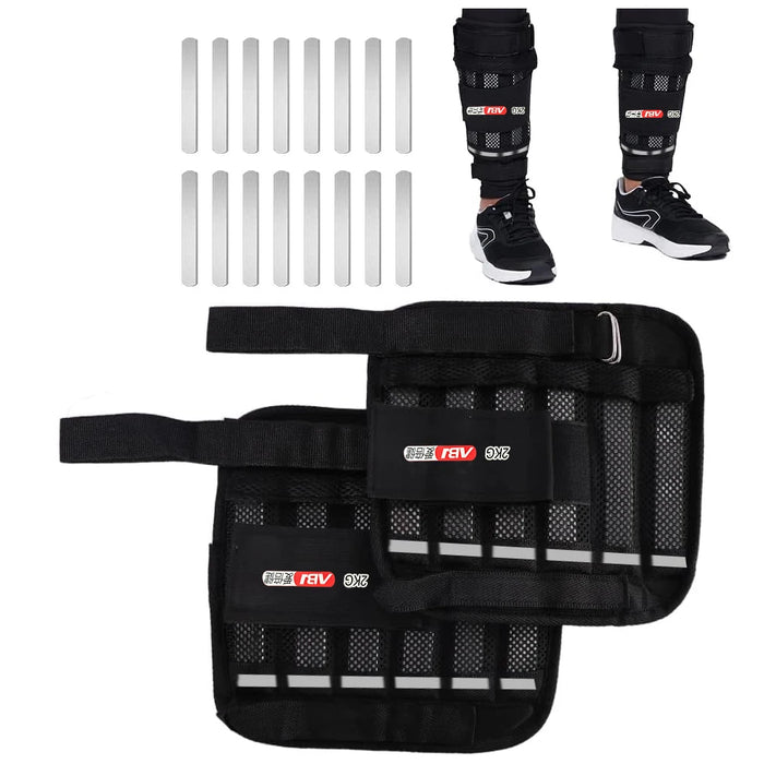 1Pair Adjustable Wrist Ankle Weights,Removable Arm & Leg Weight for Men & Women, Fitness, Strength Training, Running, Walking