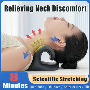 Cervical Massage Pillow Gravity Shiatsu Cervical Massage Pillow Neck & Shoulder Stretch Neck Relaxation