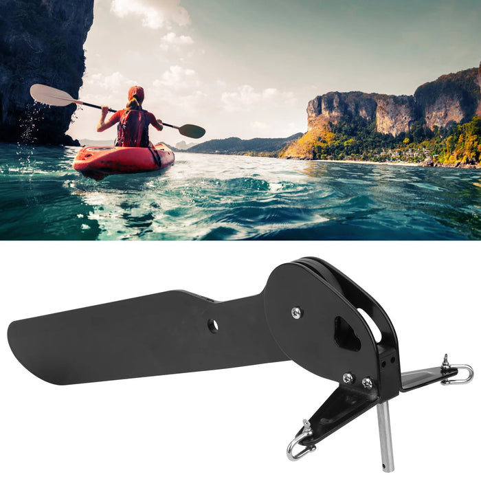 Kayaks Rudder Canoeing Rudder Plastic Canoeing Accessory Tail Vane Rudder Set for Sea Kayaks Fishing Boat Ship Sea Kayaks Rudder