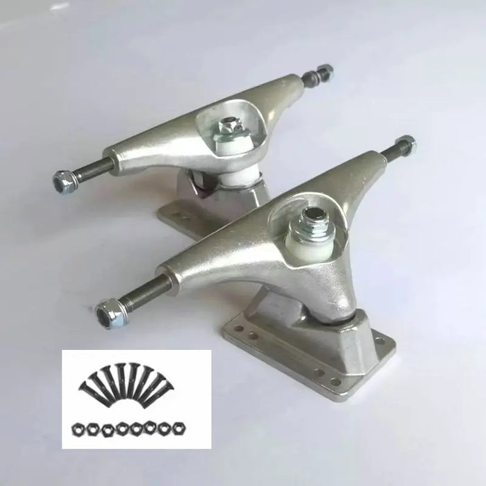 6.25in Surfskate Bridge Skateboard Trucks Surf Bridge Silver Singleboard Trucks Skateboard Bridge Aluminium Alloy Truck