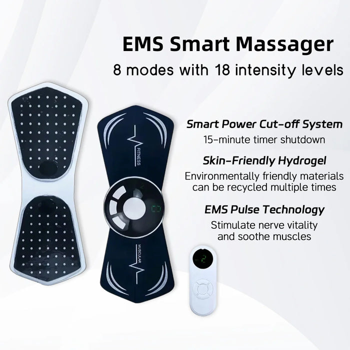 Electronic Pulse Muscle Pain Relief Patch Suitable for Cervical Spine and Back Relieves Muscle Pain with Adjustable Mode