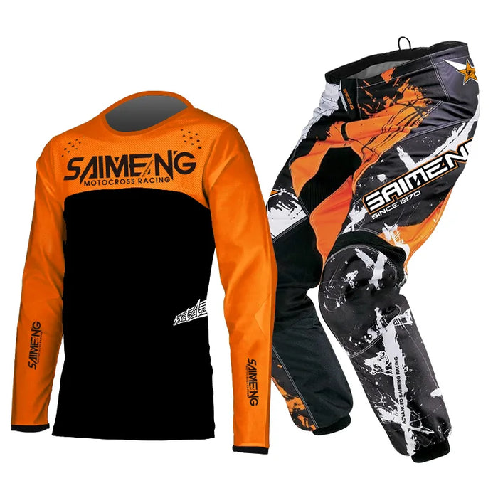 motocross gear set for kids racing suit child cross Jersey and Pant Enduro boy girl MX ATV MTB MOTO 3 4 5 6 7 8 9 10 11 years