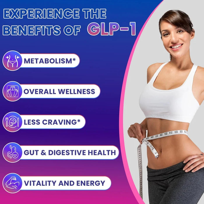 GLP-1 Supplement - Promote Metabolism, Enhance Intestinal Health, Control Appetite, Improve Immune Function, Anti-oxidationSuppl