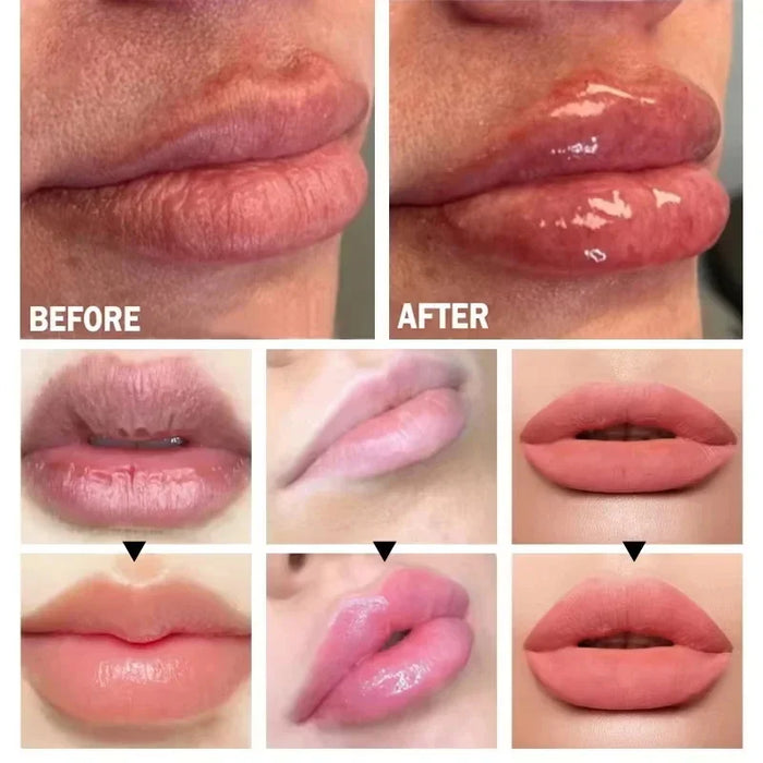 Lip Booster Plumping Serum Gel Hyaluronate Acid Moisturizing Sexy Enhancer Non-Irritating Brighten Fade Lines Plump Products