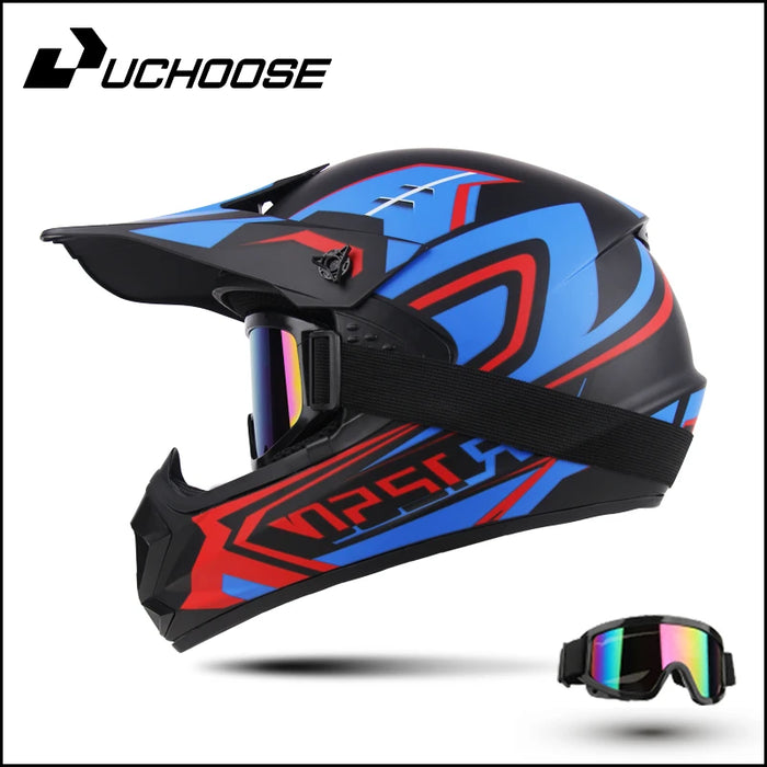 DOT Motocross Helmets  Kask Cross Downhill Soporte Casco Off Road Helmet Racing Classic Motorcycle Original Protective Glasses