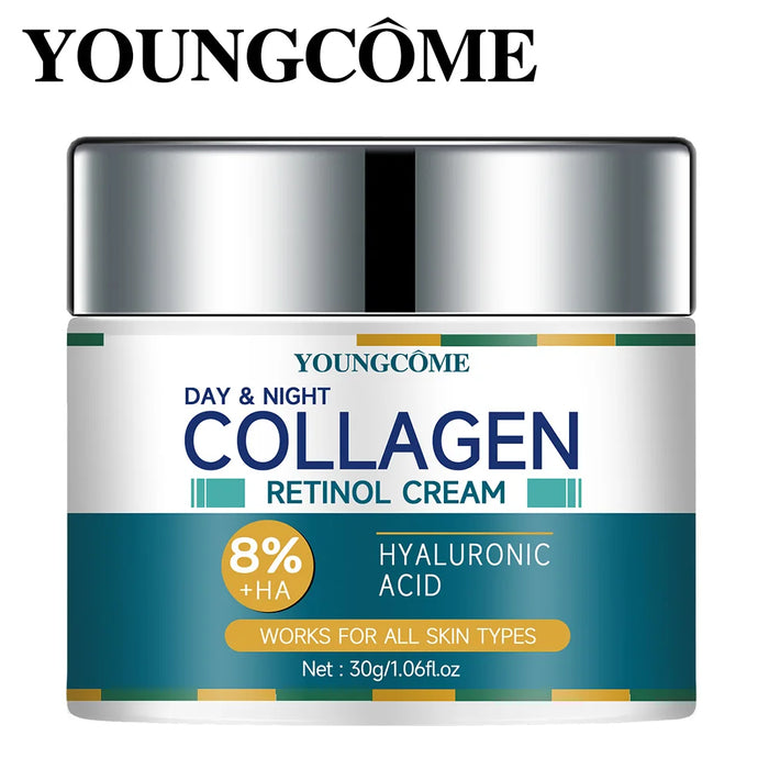 Collagen Cream deeply Hydrates Nourishes The Skin to Restore Elasticity Radiance Moisturizing Anti-wrinkle Aging Shrinks Pores