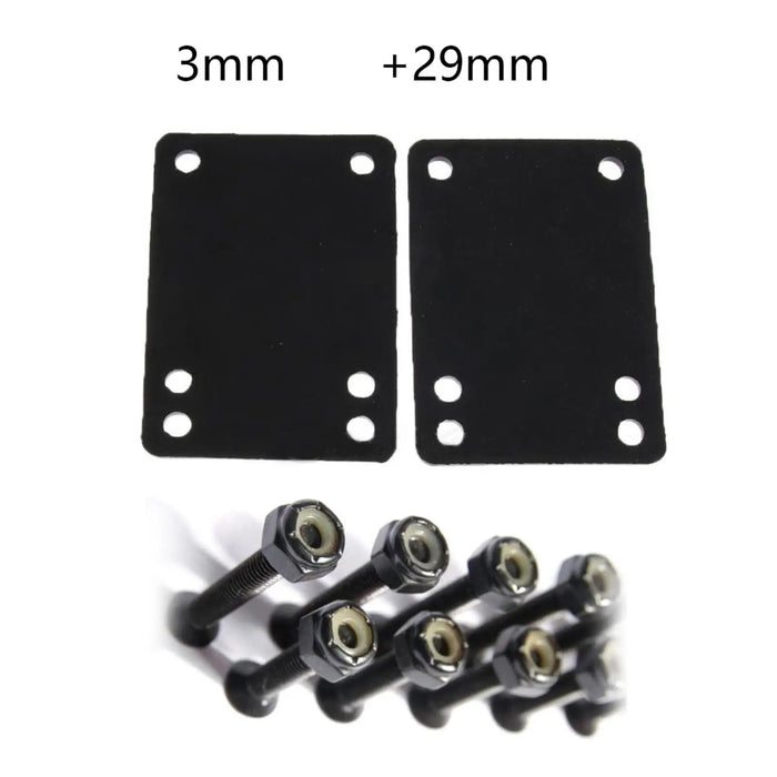 Skateboard Wheels Set Skateboard Pads Skateboard Tool for Skateboard Durable