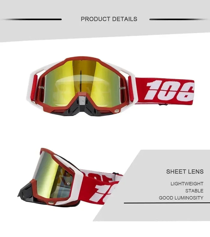 Men's Moto Cross Riding Glasses Moto Sunglasses Off-road Helmet Goggles Dirt Bike Accessories