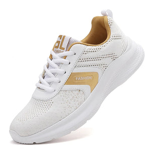 Sports shoes for women in spring and summer, lightweight, non-slip and shock-absorbing, student running shoes, mother soft-soled