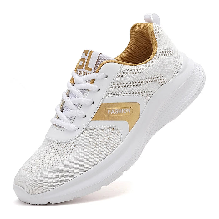 Sports shoes for women in spring and summer, lightweight, non-slip and shock-absorbing, student running shoes, mother soft-soled