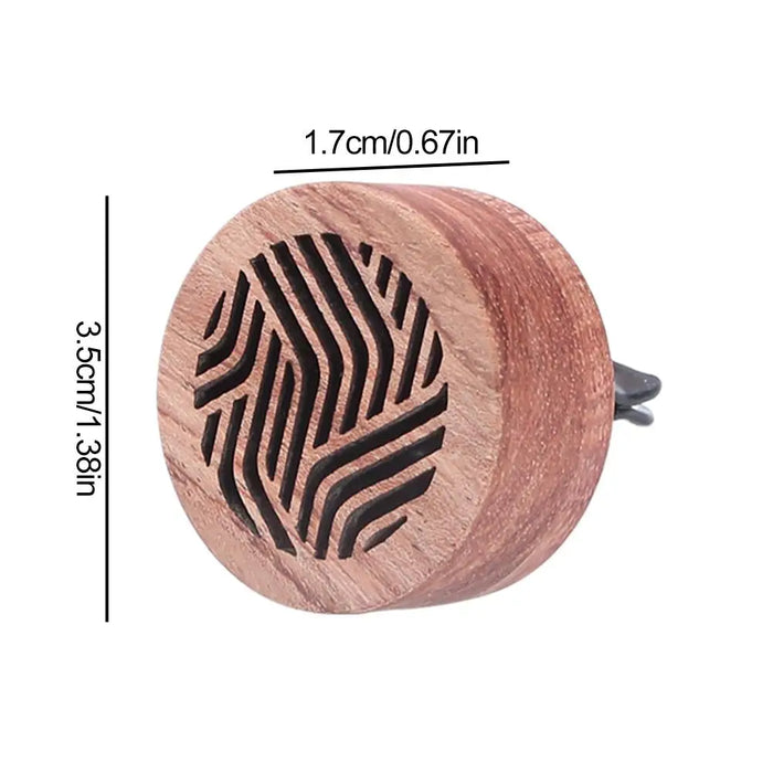 Car Essential Oil Diffuser Wood Natural Aromatherapy Wood Diffuser Creative Decor Bedroom Air Purifier Fragrance Aroma Diffuser