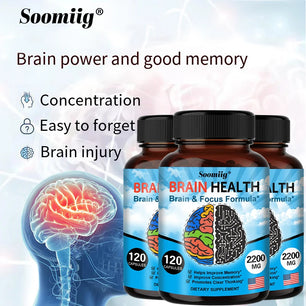 Ginkgo Biloba Supplement - Memory and Learning, Promotes Brain Health, Improves Clarity, Improves Concentration Supplement