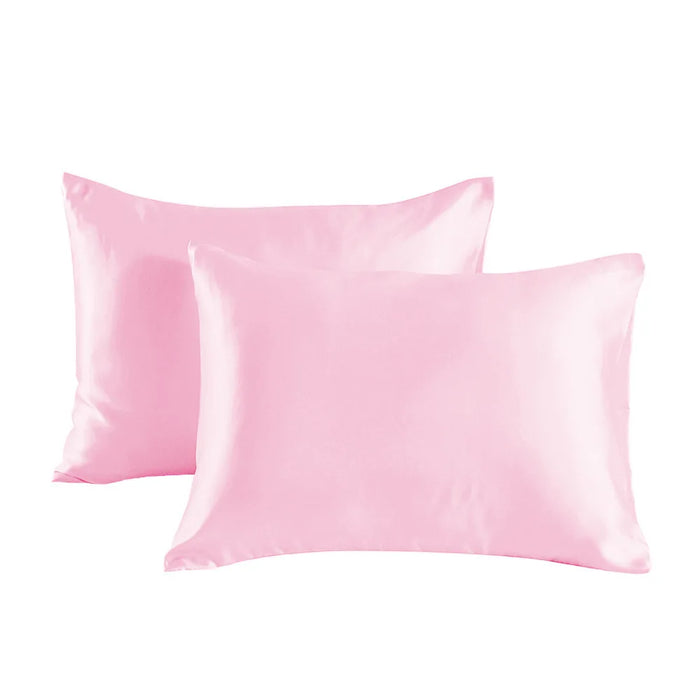 Bedsured King Size Satin Pillowcase Set of 2 - Silky Pillow Cases for Hair and Skin with Envelope Closure Gifts for Women Men