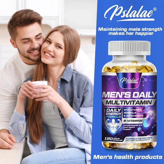 Men's Multivitamin Supplement with Vitamins A, B12, C, D and E To Support Energy and Zinc To Support Immune Health Nutraceutical