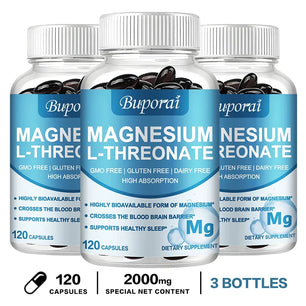 Magnesium L Threonate - Improves Memory, Deep Sleep, and Supports Better Mood
