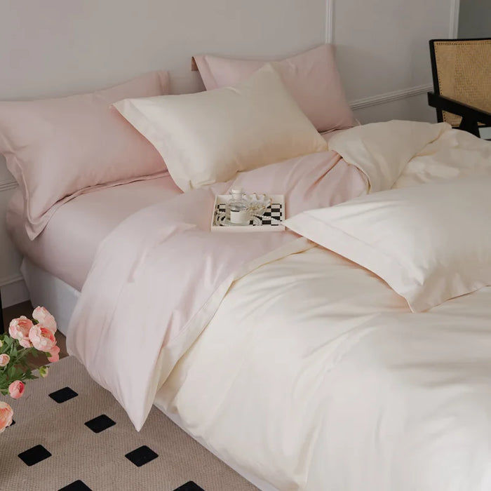 four-piece set light luxury 100s autumn and winter pure cotton bedding dormitory model choose 1.2M bed model three-piece set