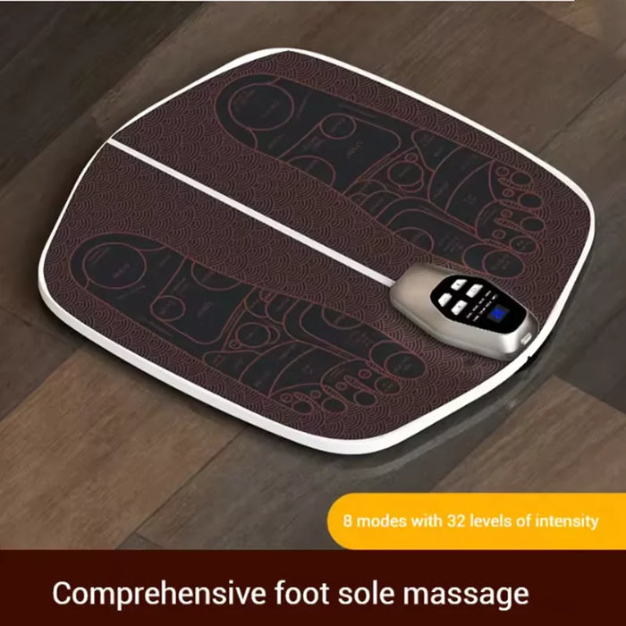 2025 New ABS Smart Foot Pad Massager High Quality Home Popular Health Device with Pulse Physiotherapy Microcurrent Healthy life