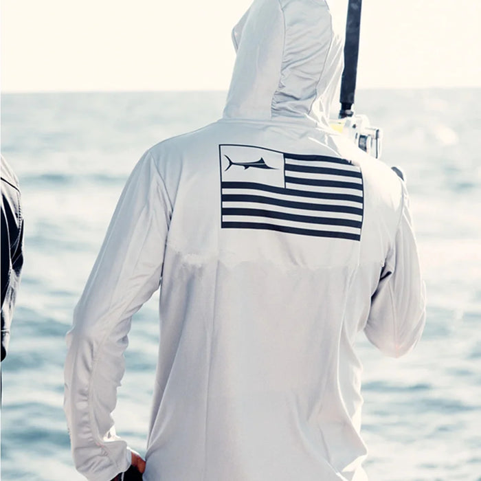 Sailing Hoodies Gear Fishing Long Sleeve Hooded Shirts Blusas Para Pesca Fish Performance Apparel Camisa De Pesca Uv Manga Longa
