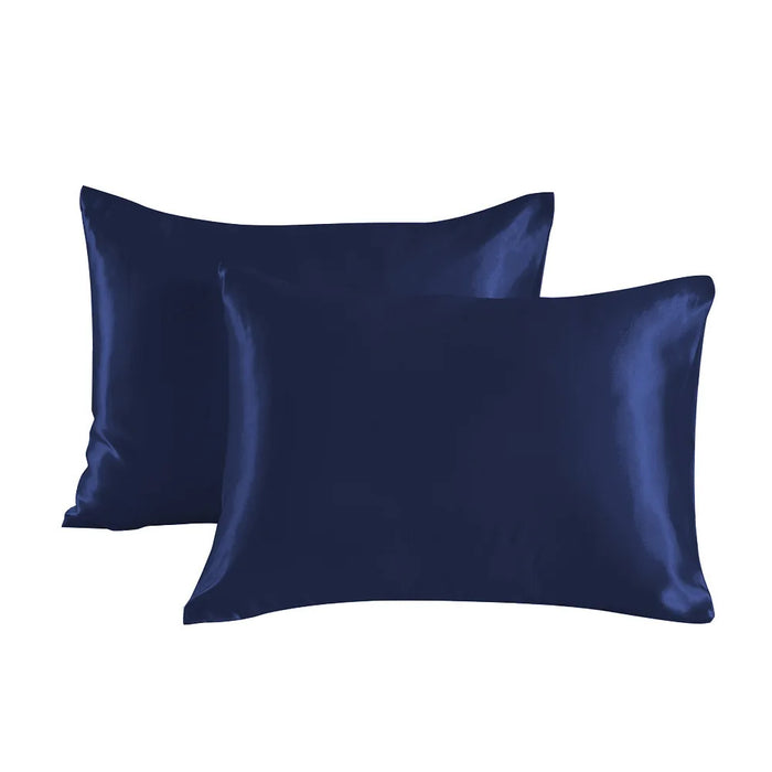 Bedsured King Size Satin Pillowcase Set of 2 - Silky Pillow Cases for Hair and Skin with Envelope Closure Gifts for Women Men