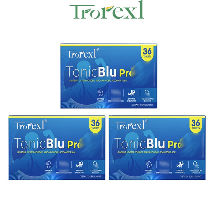 Natural Oyster & Ginseng Blue Pills Male Enhancing Supplement Support Energy & Stamina 36-360 Tablets