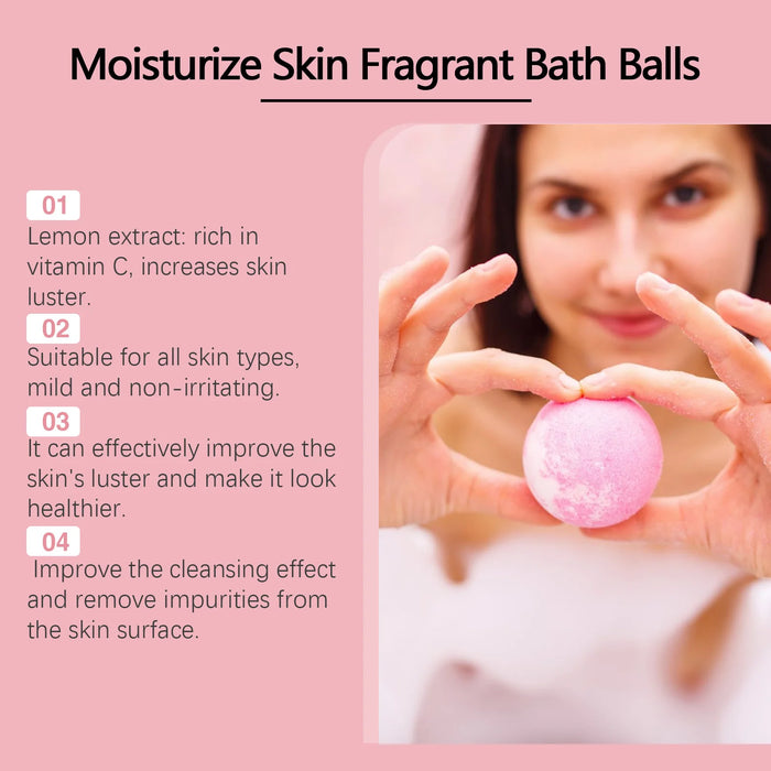 Bath Bombs For Children Adult Bathtub Bath Ball Persistent Fragrance Relieve Fatigue Stress Anxiety Relaxing Body Bath Bomb Set