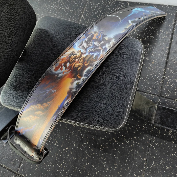 War of Gods Weightlifting Belt Gym Strength Training Belt, Professional Powerlifting Belt for Gym Fitness Workout Waist Support