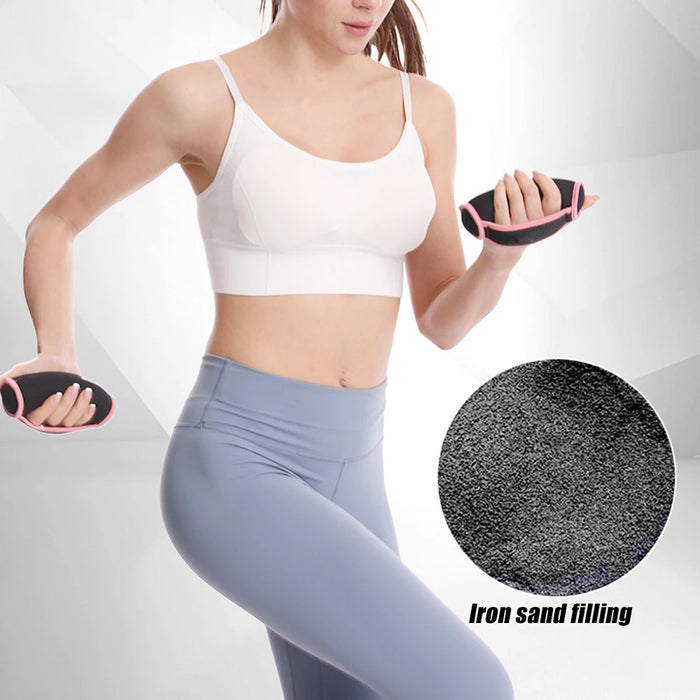 1 Pair Wrist Support Soft Hand Weights - 2/4 LBS Walking Dumbbell for Women & Men - Jogging, Running, Physical Therapy, Aerobics