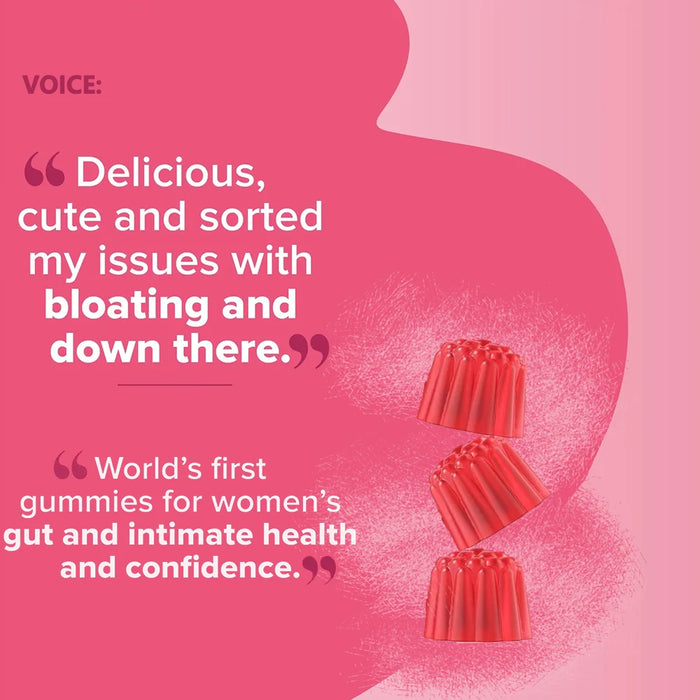 Women's Probiotic Gummies for Immune, Vaginal, Digestive & Gut Health - Supports Occasional Constipation, Bloating, Odor Control