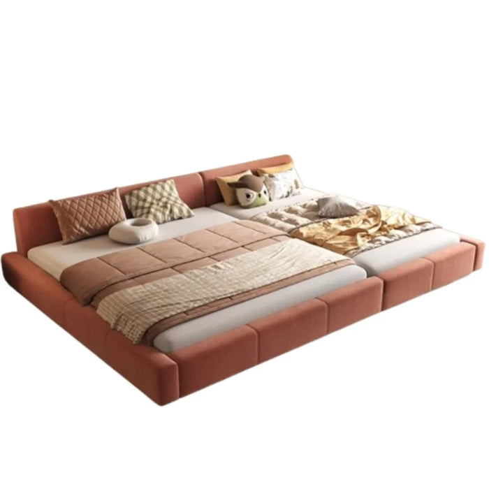 Modern Reading Bed Bedroom Unique Girls Upholstery Double Queen Bed Lounge Nightstands Letto Matrimoniale Home Furniture