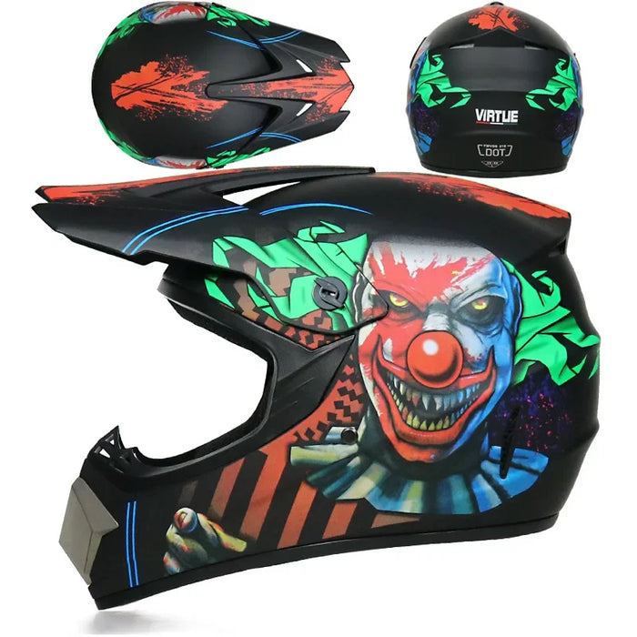 Motorcycle Helmets Racing Off-road Helmet Men Moto Bike Downhill AM DH Cross Para Moto Safety Children Man Motocross Helmet DOT