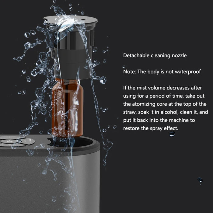 Waterless Aroma Diffuser Aromatherapy Essential Oil Diffuser USB Aluminum Scent Nebulizer Diffuser Air Humidifier For Home Hotel