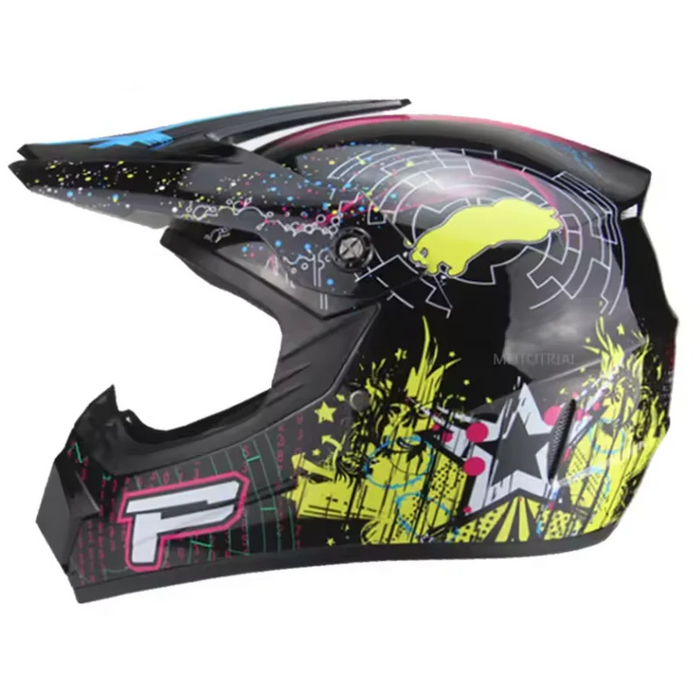 Youth Motocross Helmet: Lightweight & Safe for Off-Road, Karting & Downhill