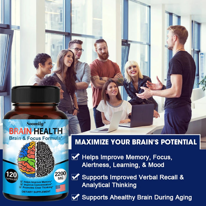 Ginkgo Biloba Supplement - Memory and Learning, Promotes Brain Health, Improves Clarity, Improves Concentration Supplement