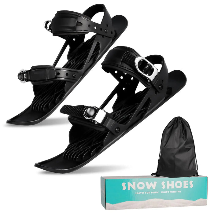 Mini Short Ski Skates for Snow, 2024 Upgraded Skis for Winter Shoes Short Snowskates Snowblades Skiboards