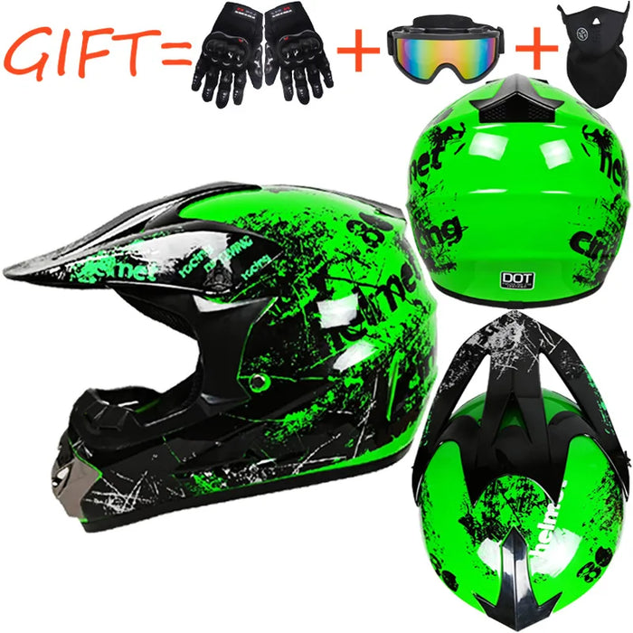 bicycle MTB motocross racing helmet motocross downhill bike helmet off-road mountain full face Helmet capacete motocross casco