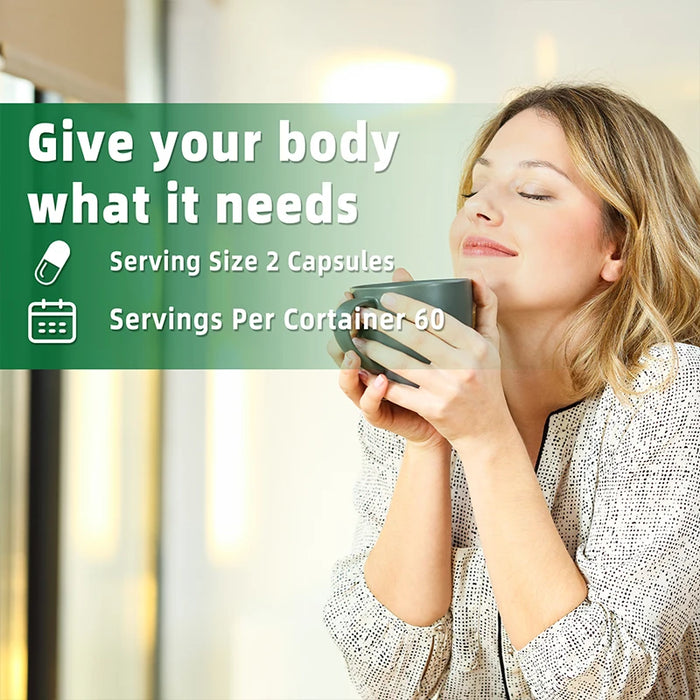 Cortisol Supplements - Improve Mood, Concentration and Relaxation, Relieve Anxiety and Promote Brain Nerve Health