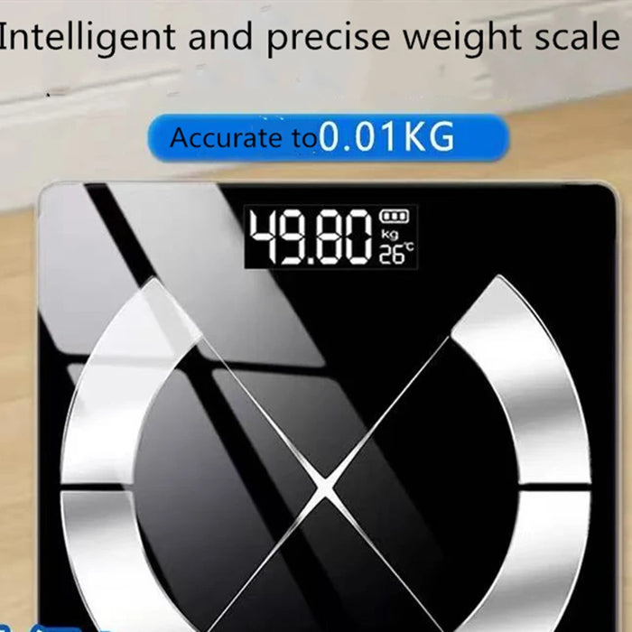 USB Weight Loss Weighing Device LED Display Smart Body Weight Scale Charging Precision Electronic Scale for Home Office Adult